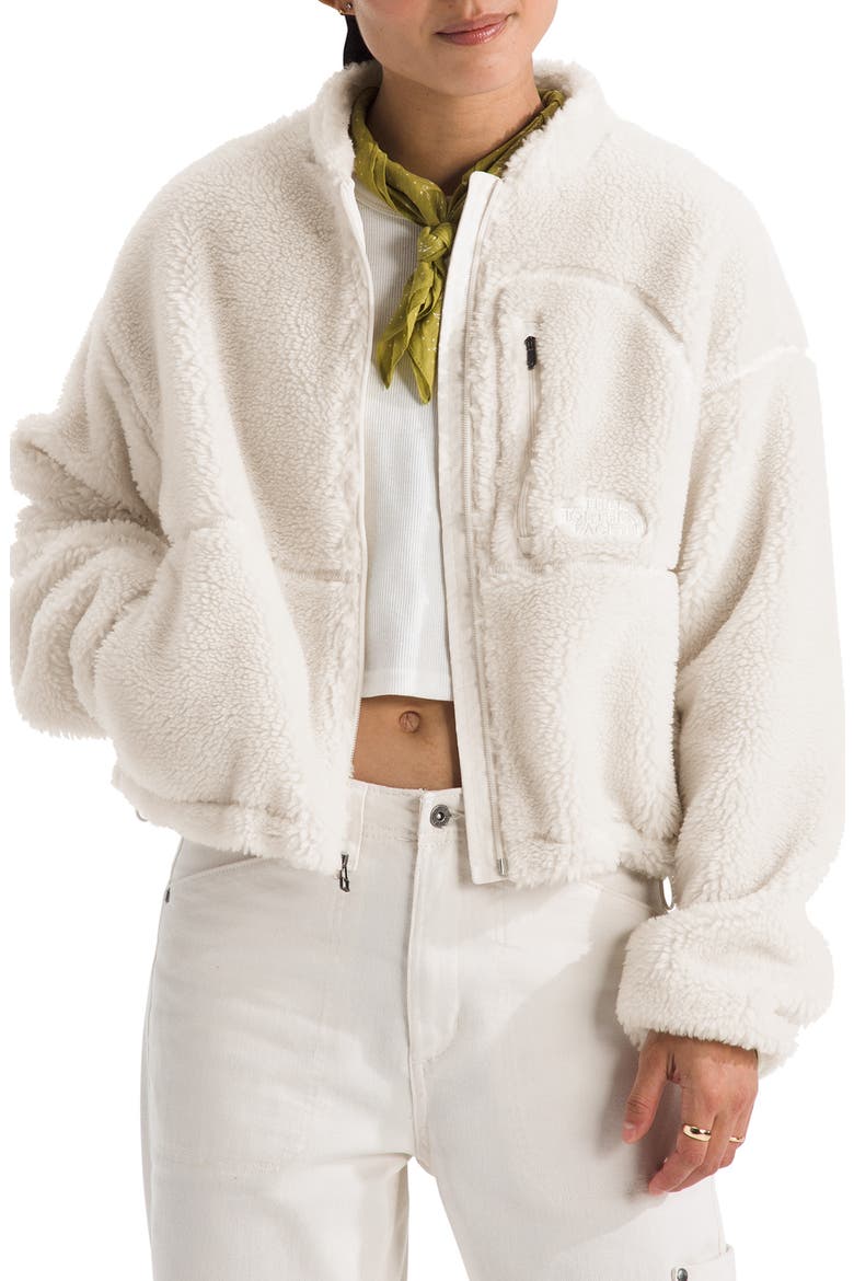 Extreme Pile Full Zip Jacket 2, Main, color, WHITE DUNE