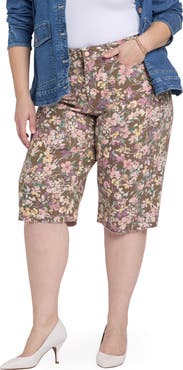 NYDJ Kristie '80s Raw Hem Denim Bermuda Shorts