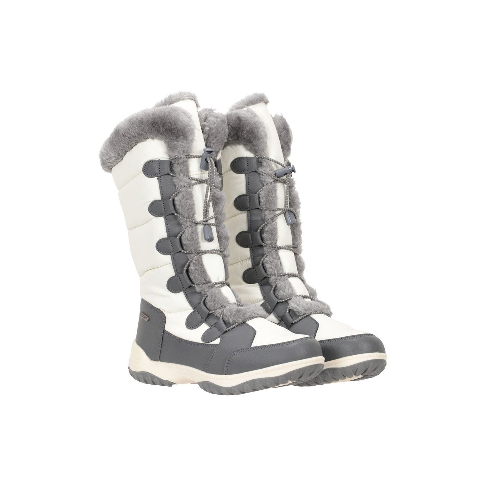 Snowflake Extreme Long Snow Boots, Main, color, White