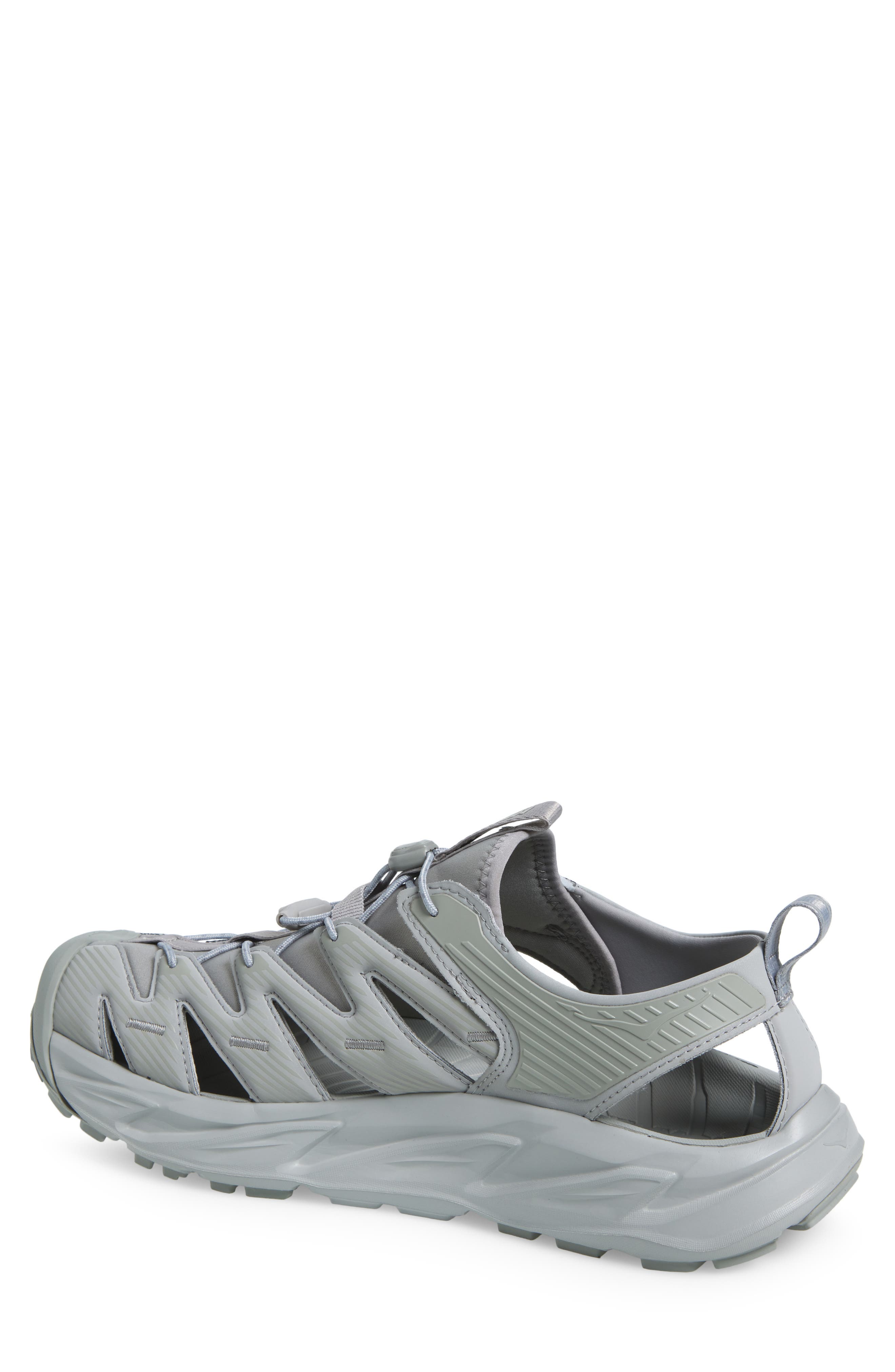 HOKA Hopara Hiking Sandal, Alternate, color, Stellar Grey / Stellar Grey