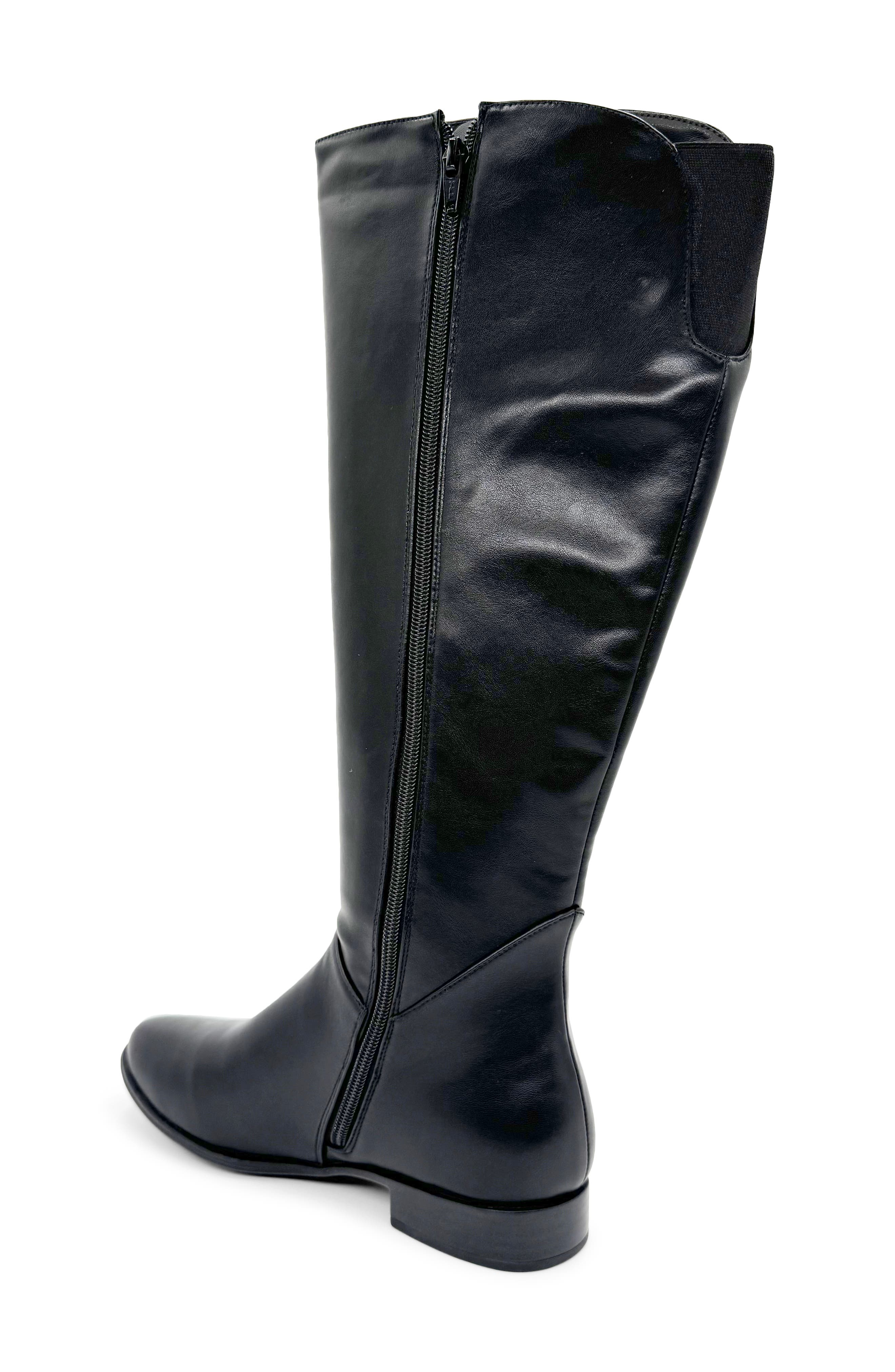 CHELSEA CREW Dior Knee High Boot, Alternate, color, Black