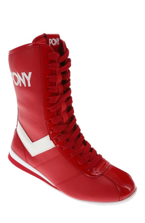 KO-80 High Patent Sneakers (Women)