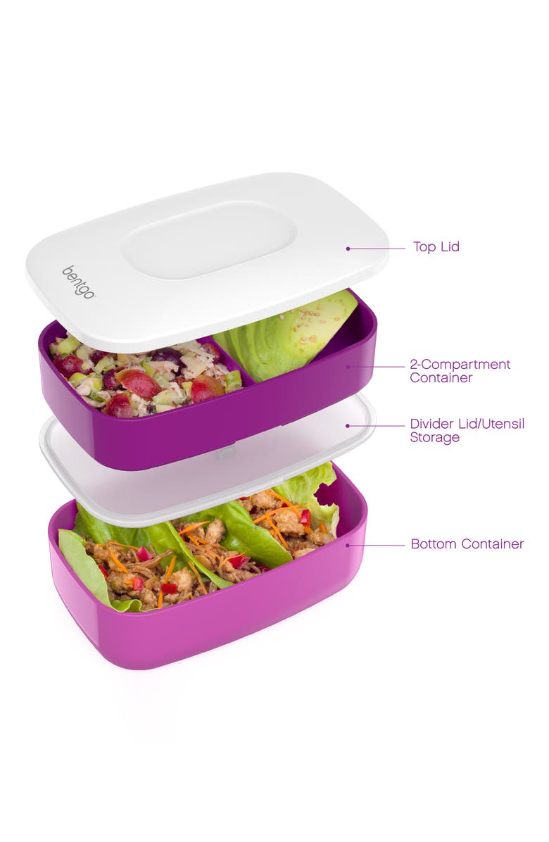 BENTGO All-in-One Bento Box, Alternate, color, Purple