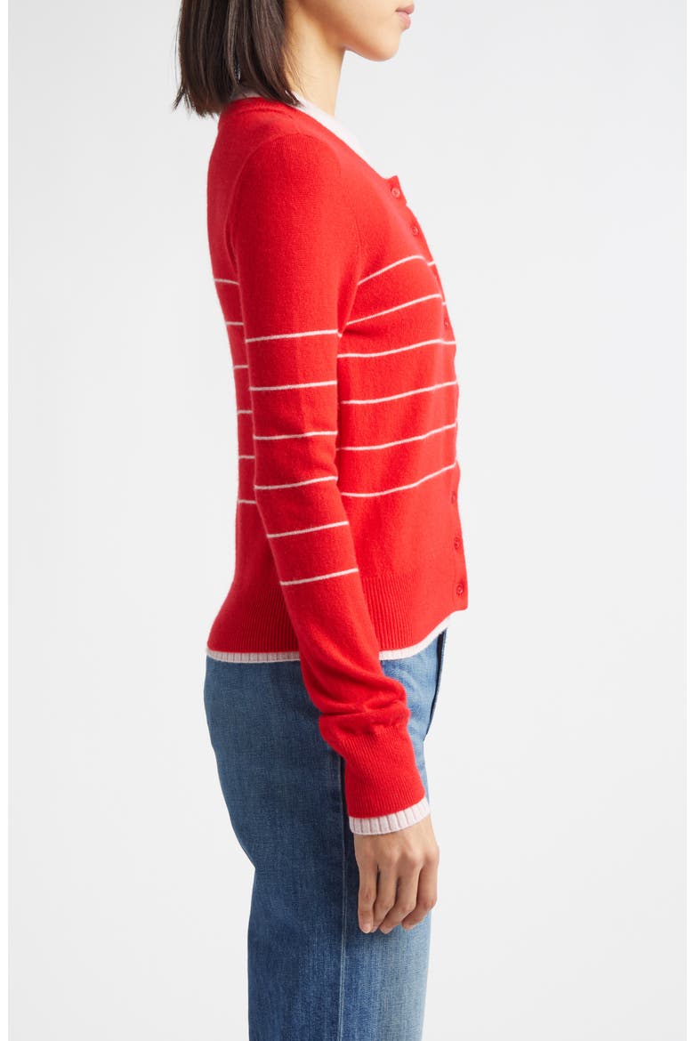 Vernon Wool & Cashmere Twinset, Alternate, color, ROUGE