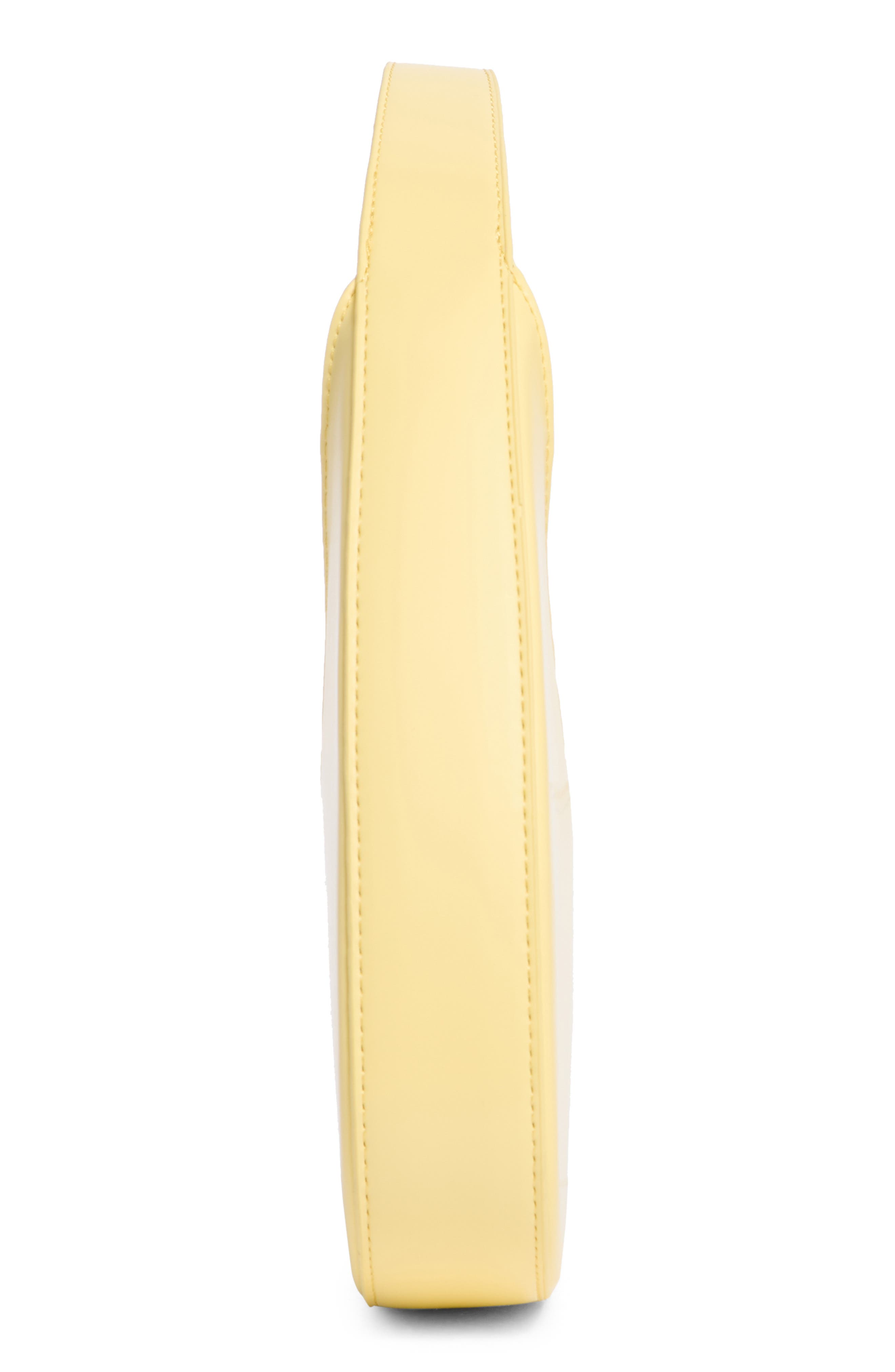 URBAN EXPRESSIONS HANDBAGS Half Moon Shoulder Bag, Alternate, color, Butter Yellow