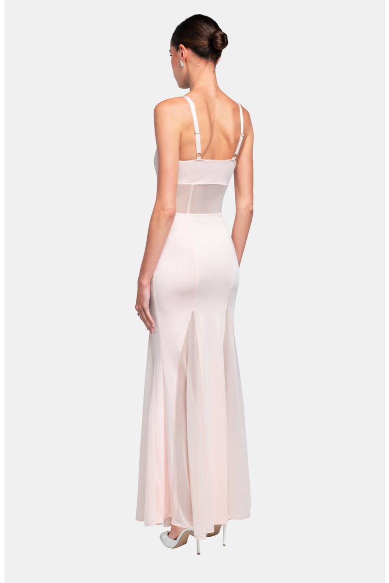 SERENITY Maxi Dress, Alternate, color, Blush