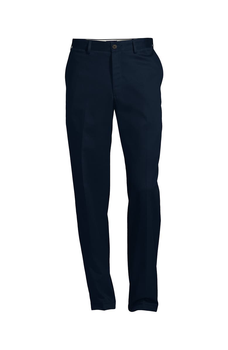 Lands' End Prehem Comfort Waist No Iron Chino Pants, Alternate, color, Radiant Navy