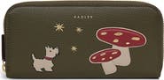 Radley Mushroom Mate Large Zip Around Wallet