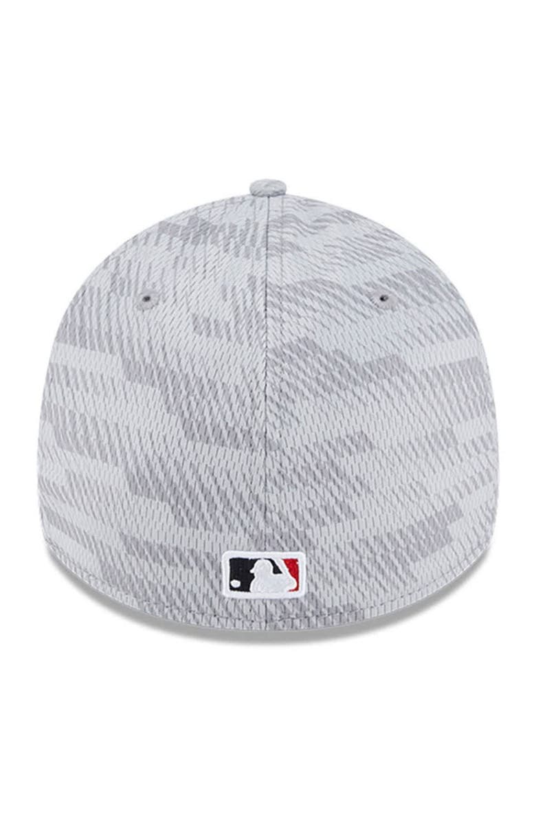 New Era Men's New Era Gray Cincinnati Reds 2025 MLB Clubhouse 39THIRTY Flex Hat, Alternate, color,