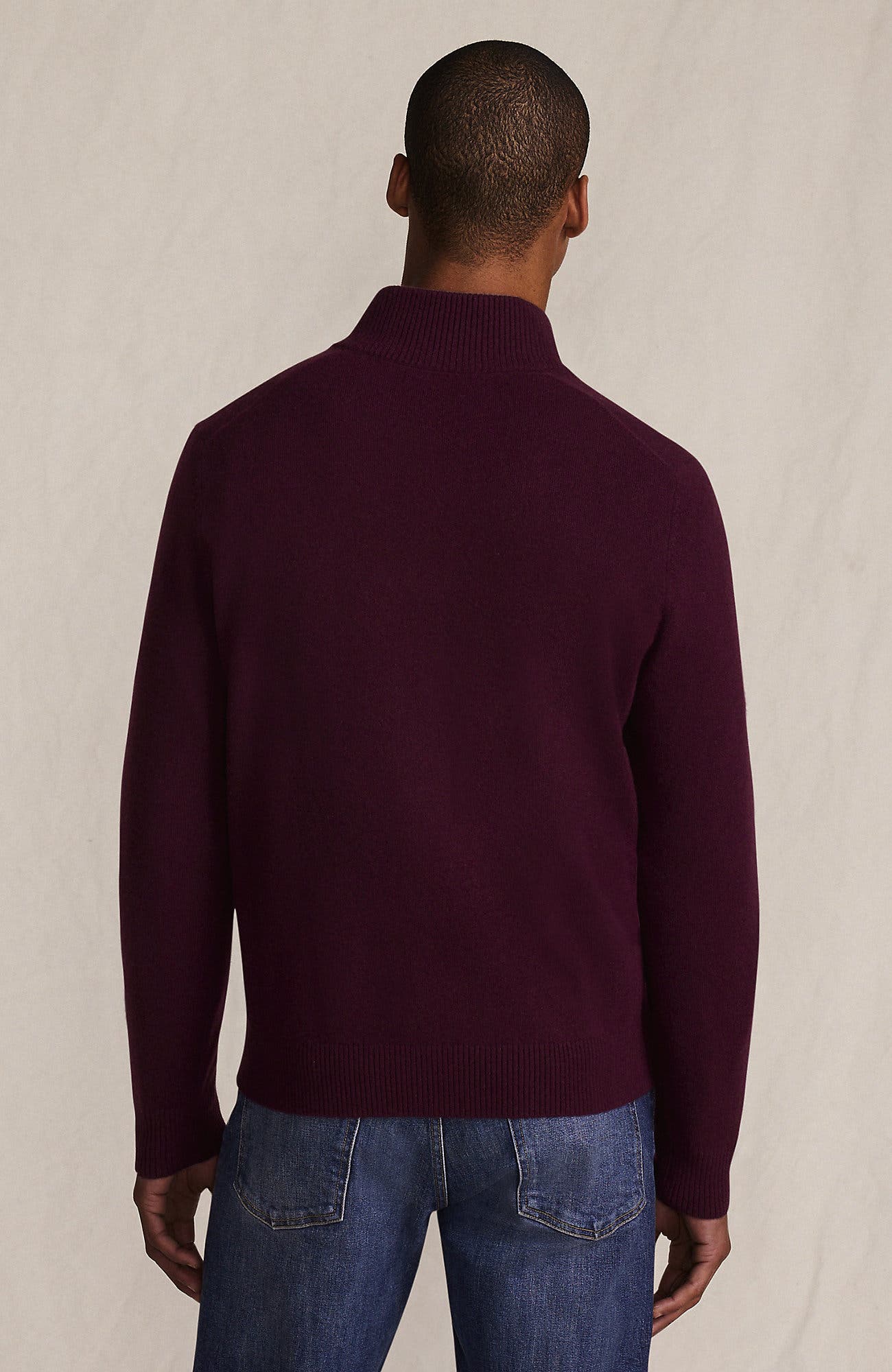 Fine Gauge Cashmere Quarter Zip - image 2