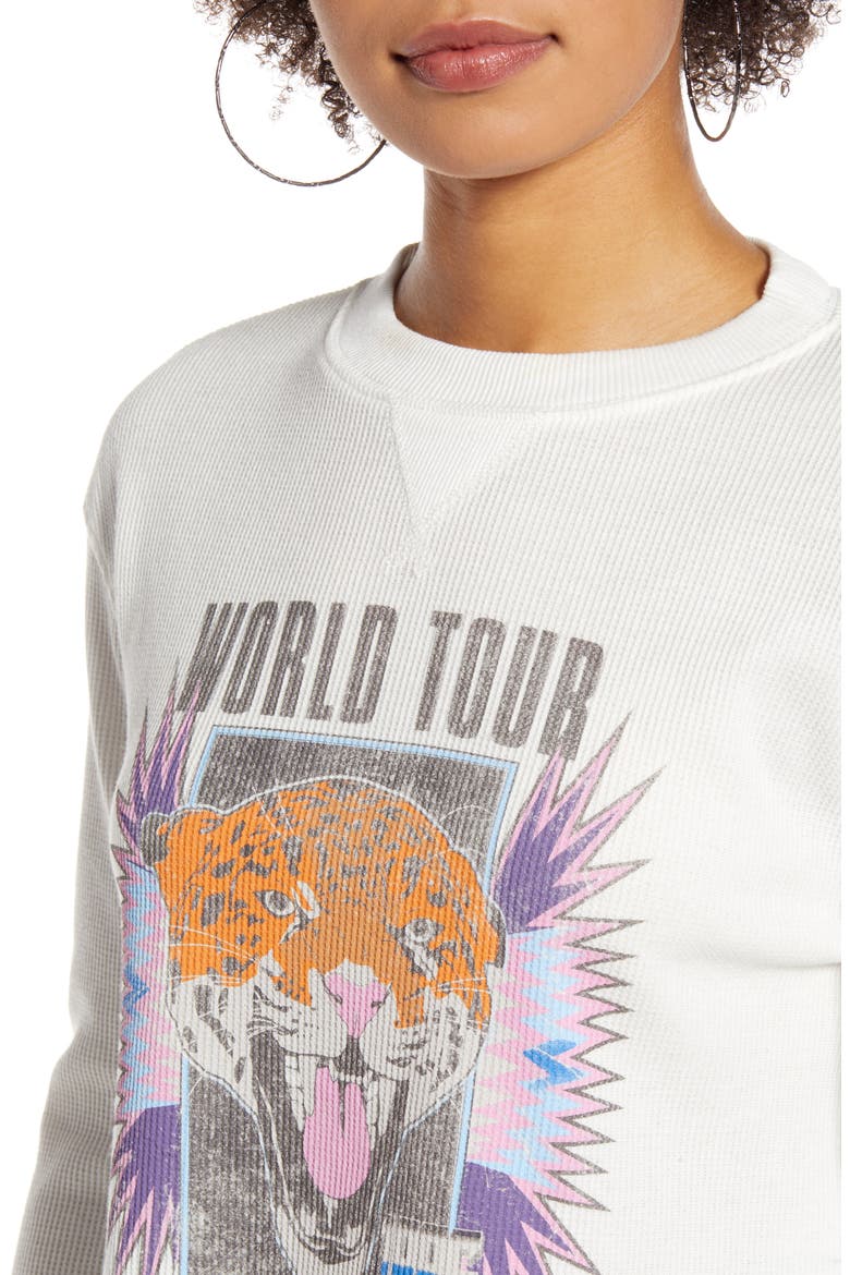 Tiger Graphic Thermal Top, Alternate, color, CREAM