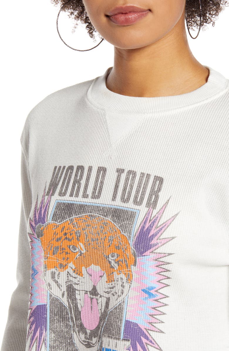 Vinyl Icons Tiger Graphic Thermal Top, Alternate, color,