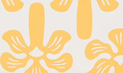 Aloha Collection Small Puali Water Resistant Tyvek® Zip Pouch In Yellow