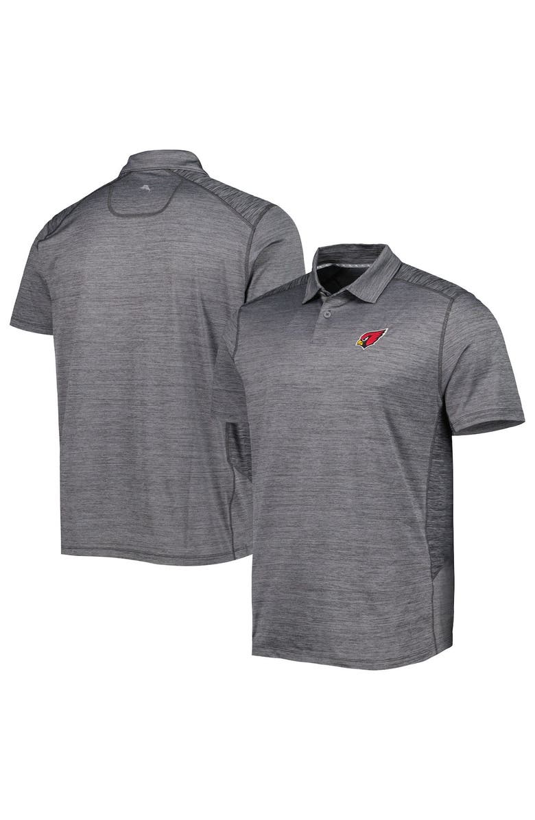 Tommy Bahama Men's Tommy Bahama Charcoal Arizona Cardinals Delray Frond IslandZone Polo, Main, color, 