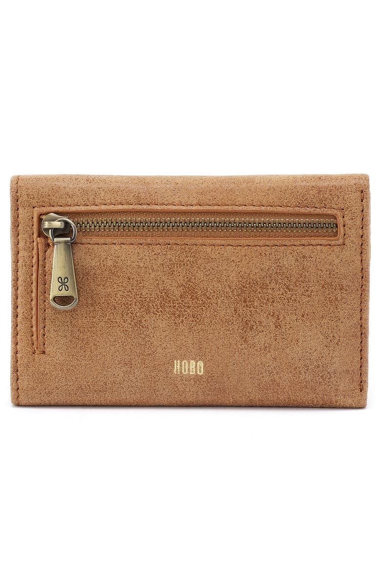 HOBO Jill Leather Trifold Wallet, Alternate, color, Whiskey