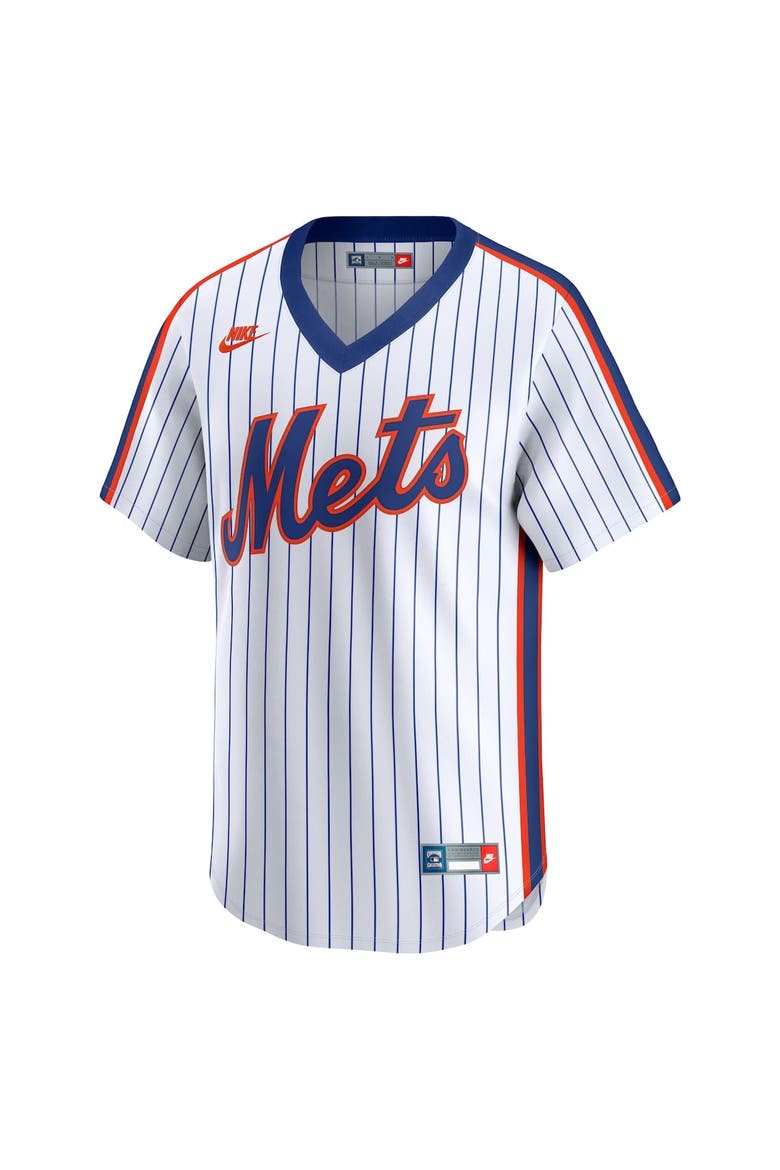 Men's Nike White New York Mets Throwback Cooperstown Collection Limited Jersey, Alternate, color, White