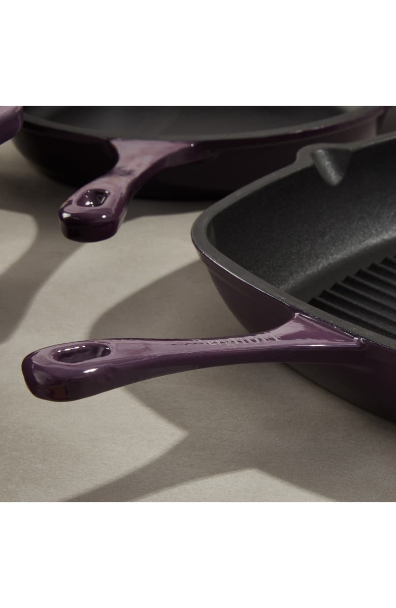 BergHOFF Neo Cast Iron 10-Piece Cookware Set, Alternate, color, Purple