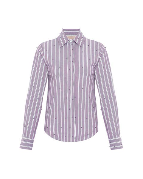 Echo Mix Stripe Pearly Shirt