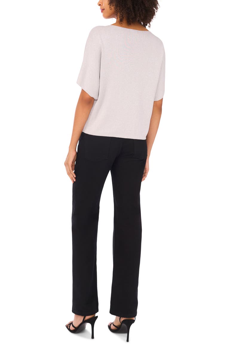 Shine Dolman Sleeve Sweater, Alternate, color, GREY NIGHT SILVER