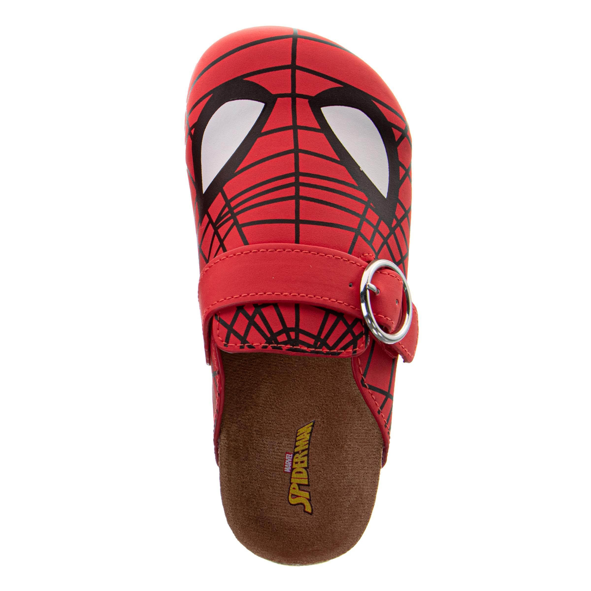 Spider-Man Clog Toddler Little Kid, Alternate, color, Red