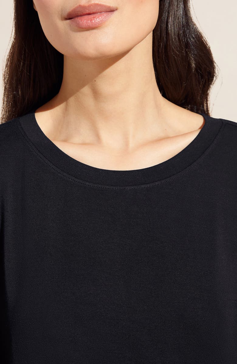 Eberjey Giselle Stretch Modal Pajama Top, Alternate, color, Black