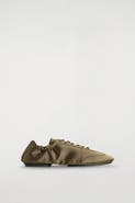 COS Satin-suede Ballet Sneakers
