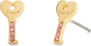 COACH Key Stud Earrings