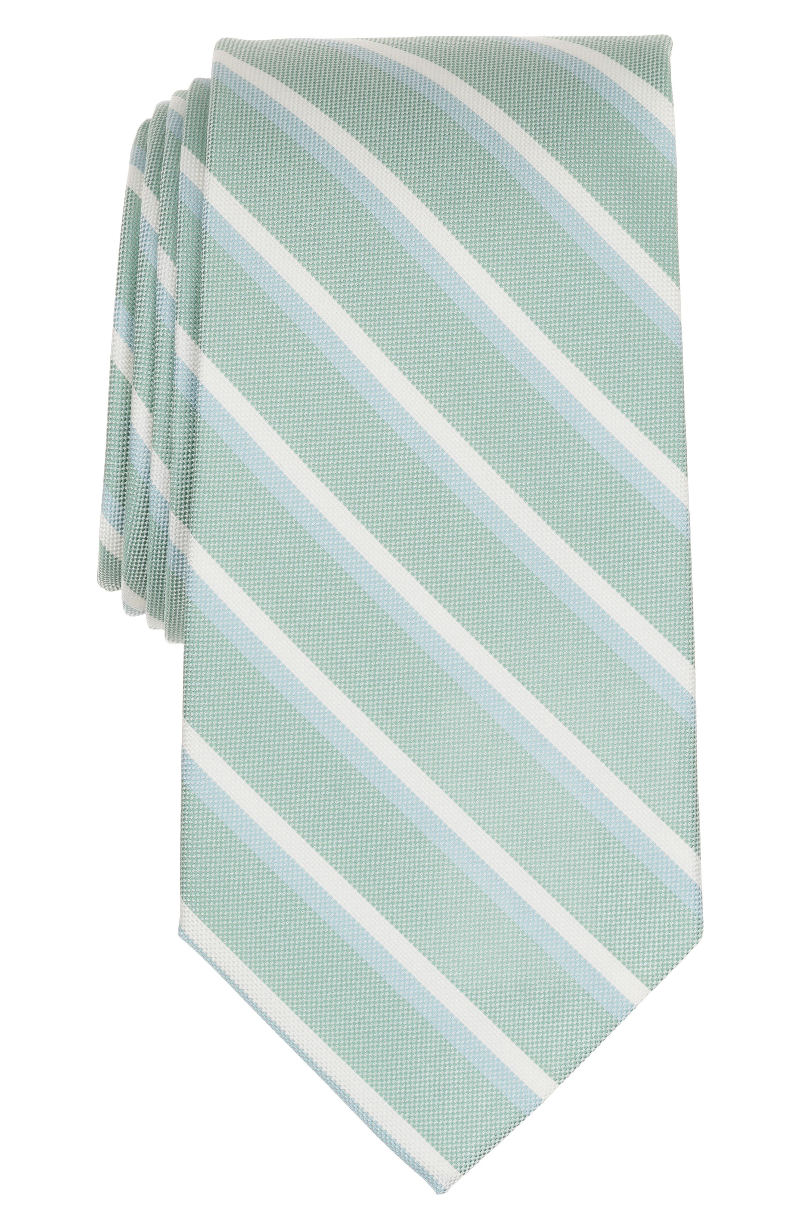 Brooks Brothers Side Wheeler Stripe Silk Blend Tie