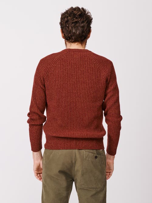 Aubin Ray Fisherman Rib Crew Neck Sweater