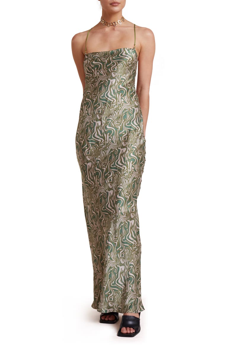 Alanis Swirl Silk Maxi Dress, Main, color, PRINT