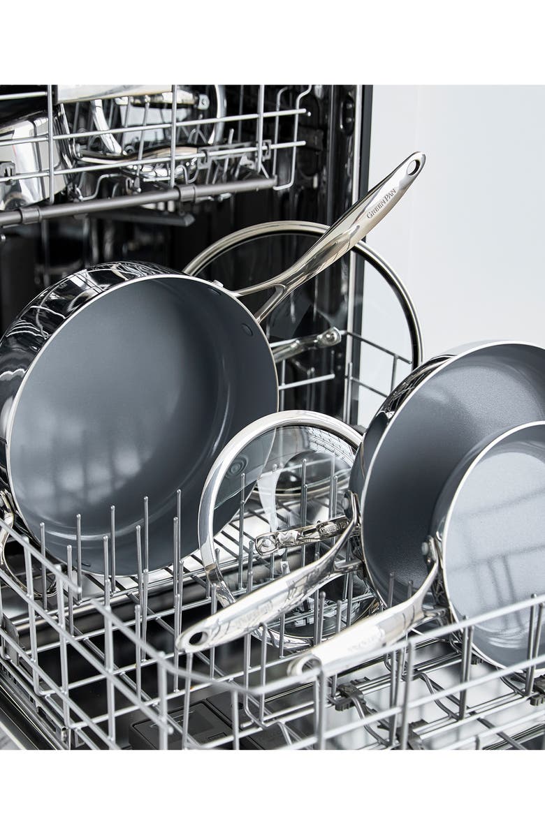 GreenPan Valencia Stainless Steel Nonstick Wok, Alternate, color, Stainless Steel