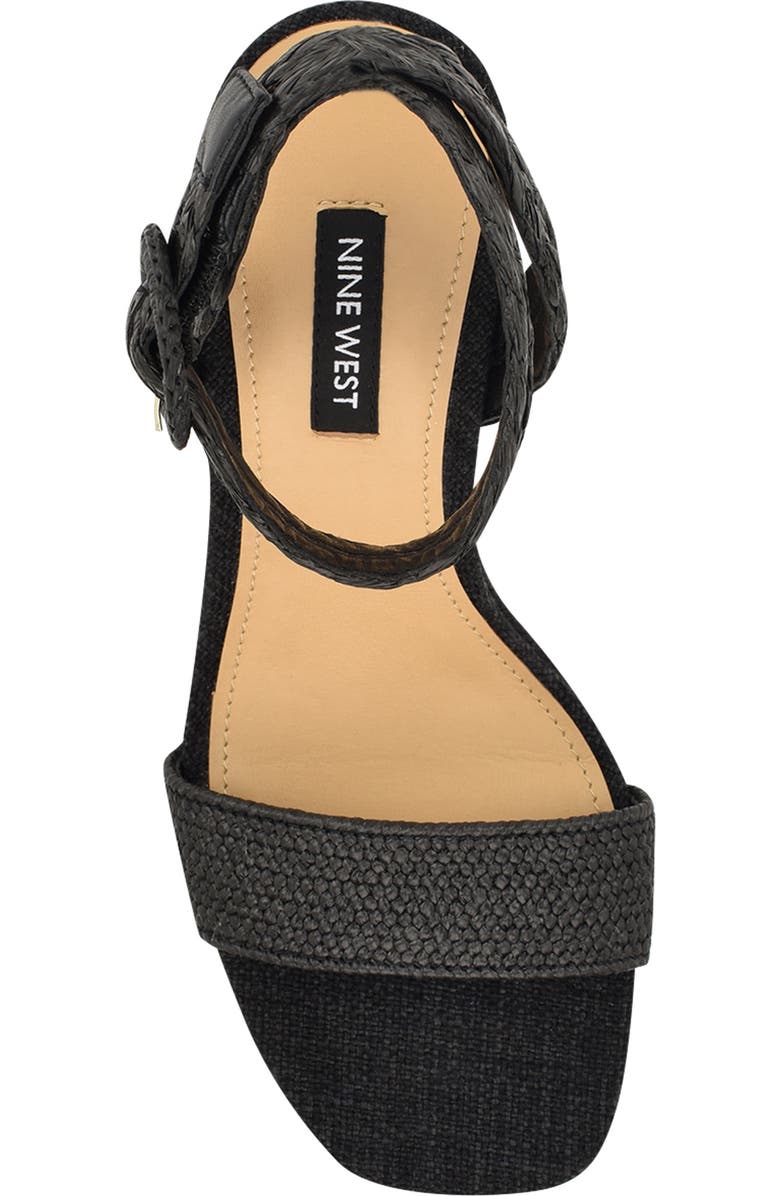 Nine West Nerisa Ankle Strap Espadrille Wedge Sandal, Alternate, color,