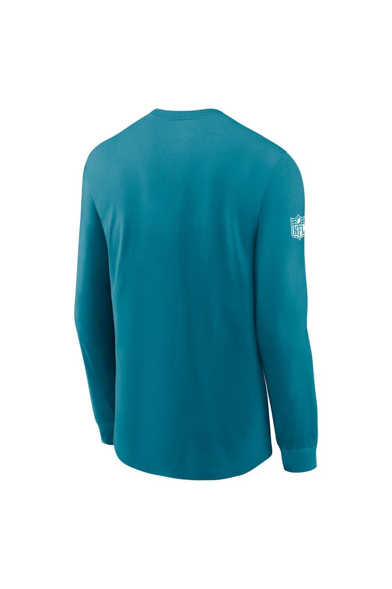 Men's Nike Teal Jacksonville Jaguars Sideline Performance Long