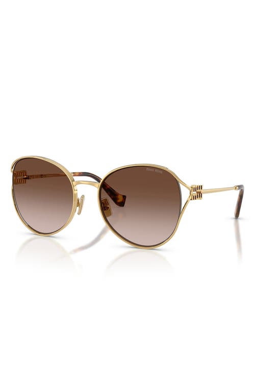 Miu Miu 58mm Gradient Phantos Sunglasses In Brown