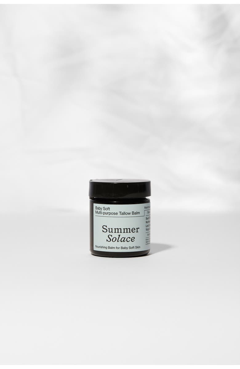 Summer Solace Tallow Baby Soft Family Balm Regenerative Tallow + Pastured Leaf Lard, Alternate, color, Dark Blue