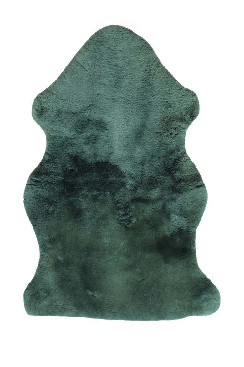 Genuine Shearling Sheepskin Pelt - 24" x 36", Main, color, EMERALD