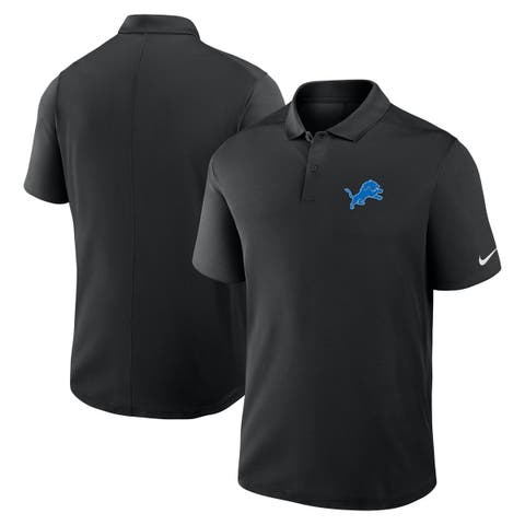 Men's Nike Black Detroit Lions Dri-FIT Victory Polo