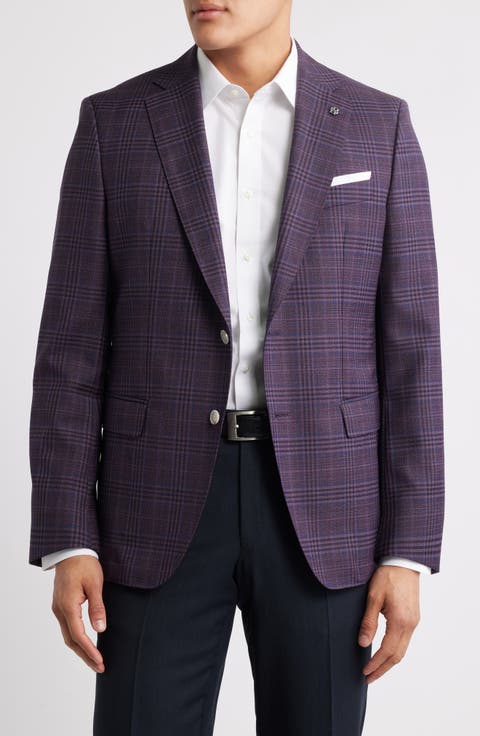 Hutson Plaid Virgin Wool Sport Coat