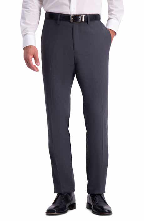Kenneth Cole Reaction Shadow Check Slim Fit Dress Pants