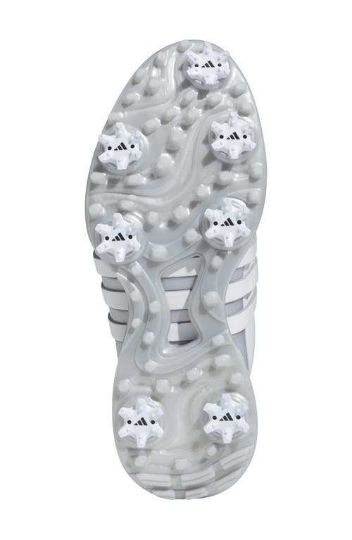 Adidas Originals Adidas Tour360 24 Jet Boost™ Waterproof Golf Shoe In White/white/silver Metallic
