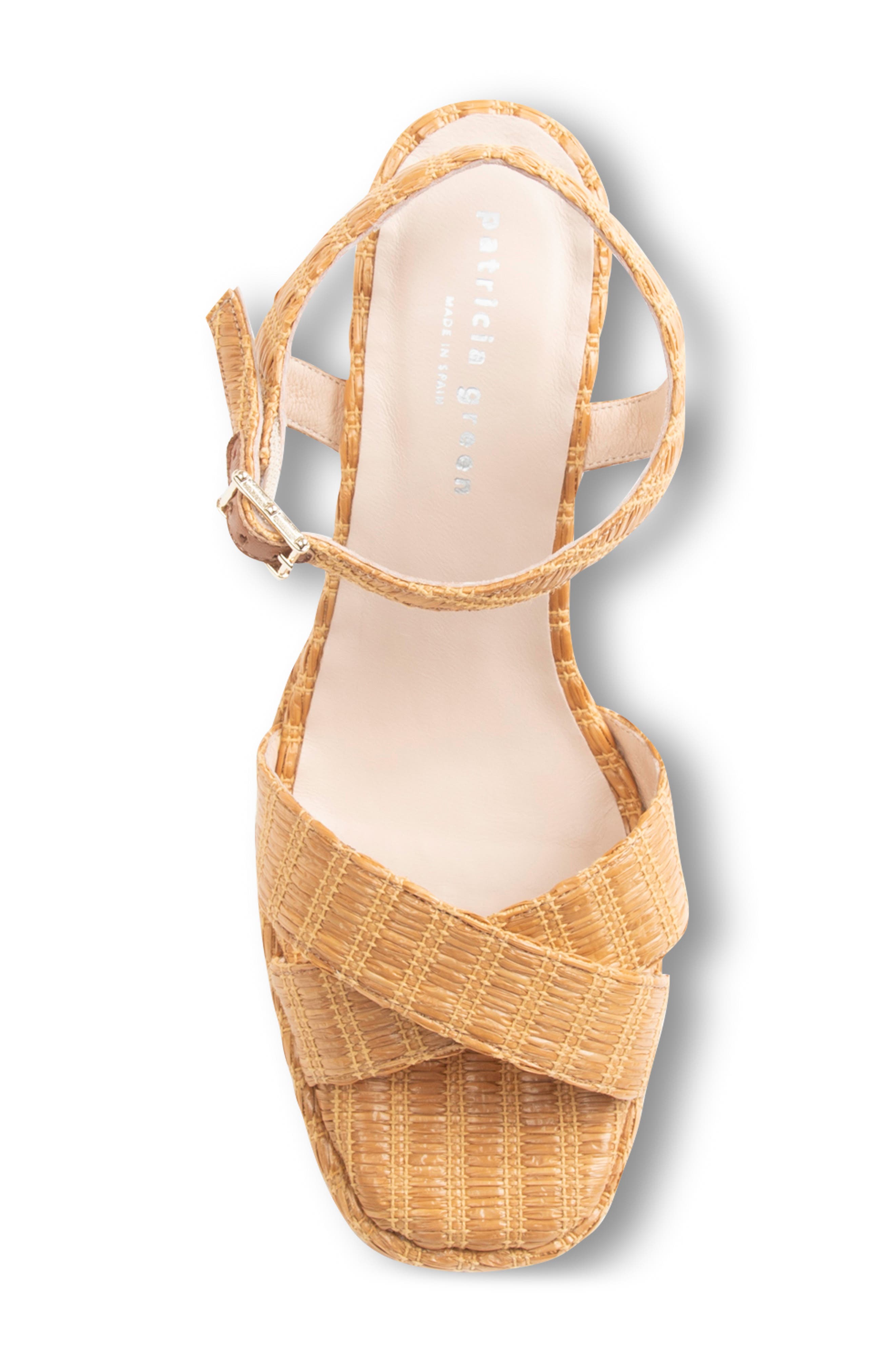 patricia green Provence Ankle Strap Platform Sandal, Alternate, color, 