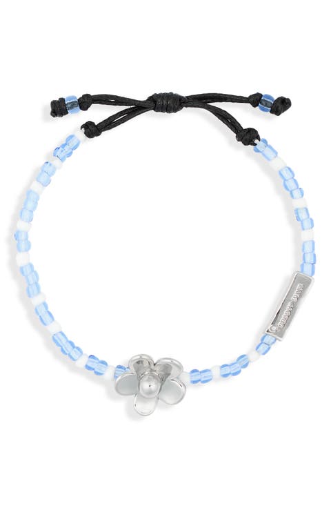 Daisy Beaded Slider Bracelet