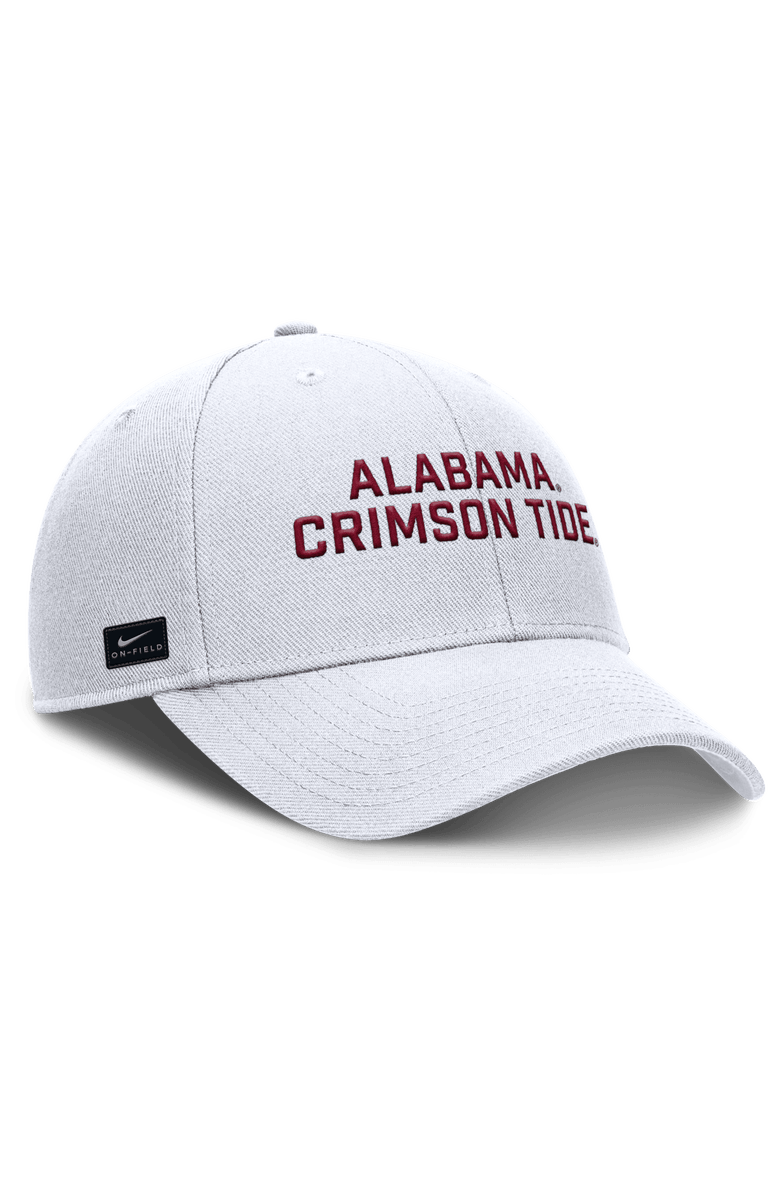 Nike Men's Nike  White Alabama Crimson Tide Rise Practice Adjustable Hat, Alternate, color, White