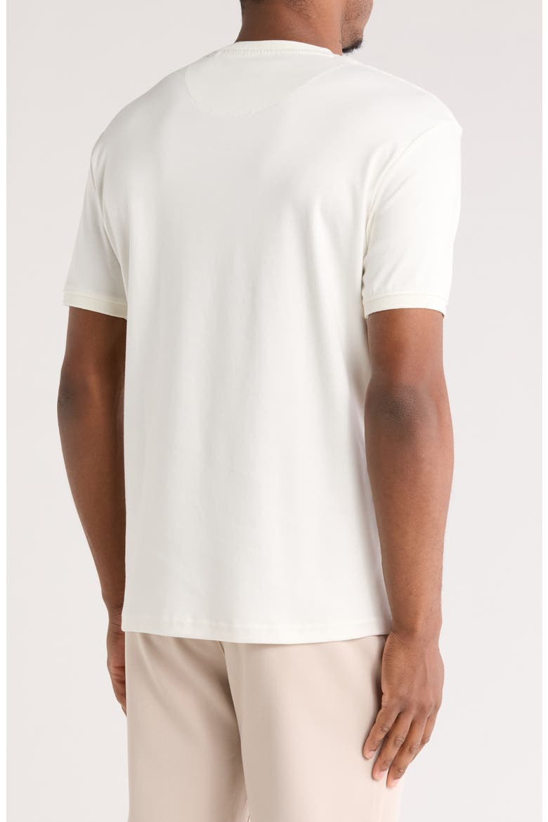 Textured Crewneck T-Shirt, Alternate, color, CREAM