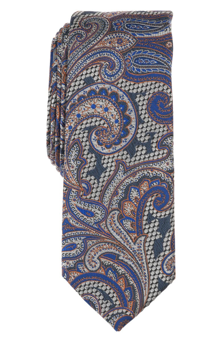 Original Penguin Signature Pete Paisley Tie, Main, color, Rust
