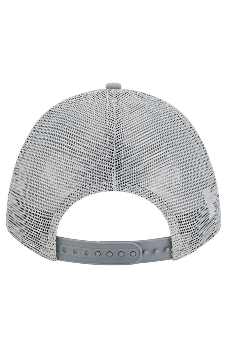 New Era Men's New Era Gray San Francisco 49ers Domain 9FORTY A-Frame Trucker Adjustable Hat, Alternate, color,