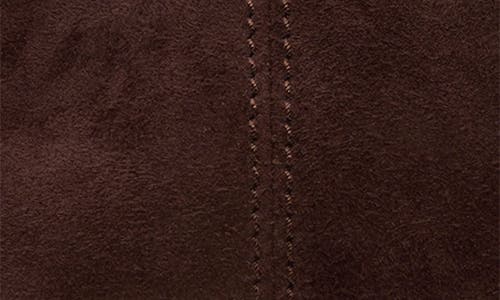 Ted Baker London Emily Suede Top Knot Bag In Brown