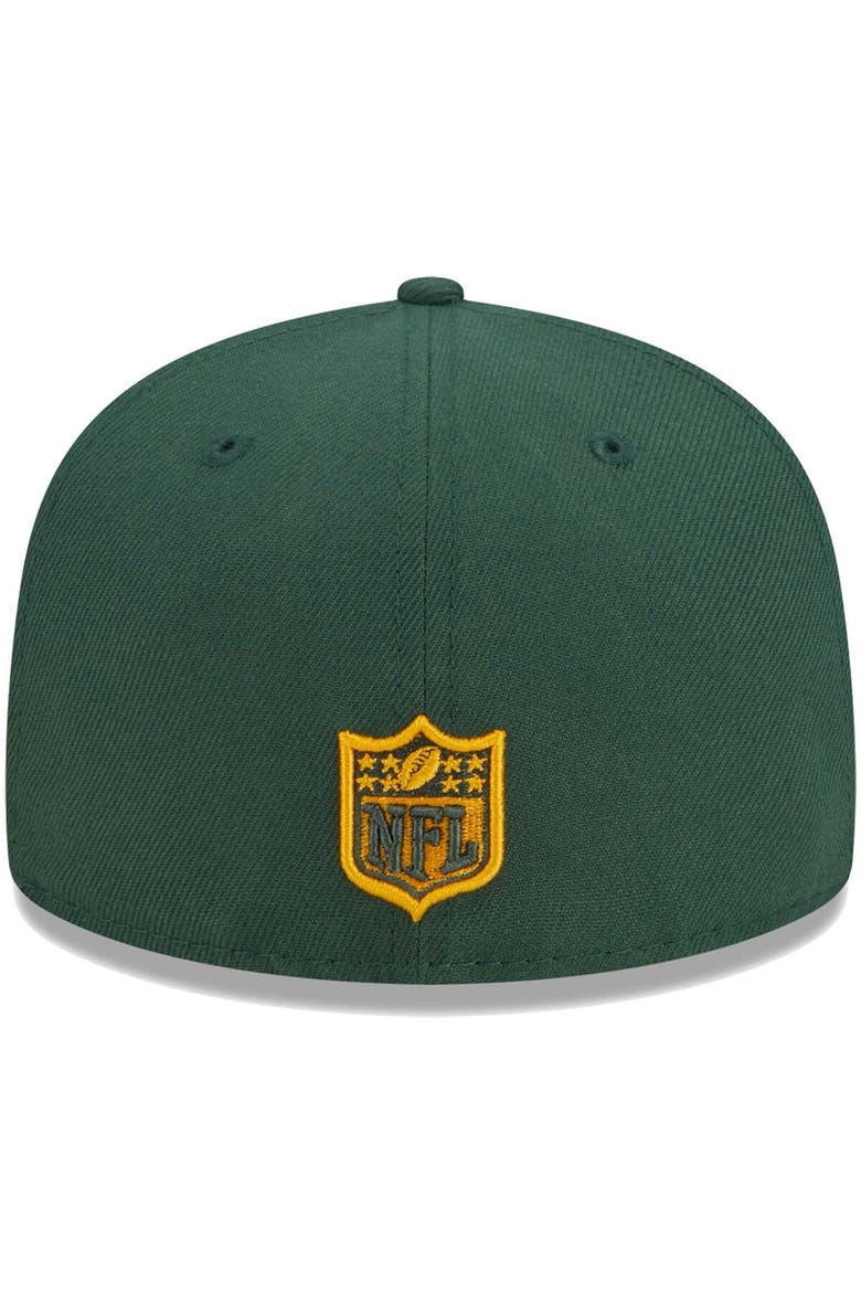 Youth New Era Green Green Bay Packers  Main 59FIFTY Fitted Hat, Alternate, color, Green