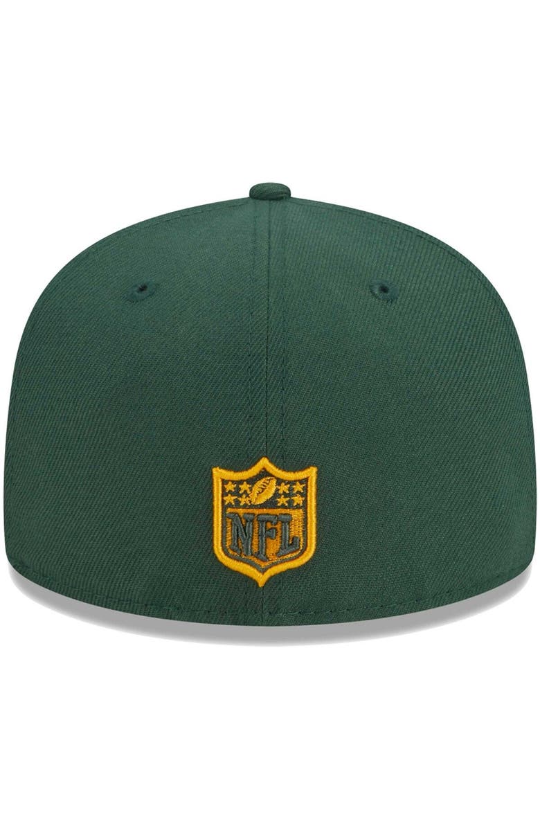 New Era Youth New Era Green Green Bay Packers Main 59FIFTY Fitted Hat, Alternate, color, Green