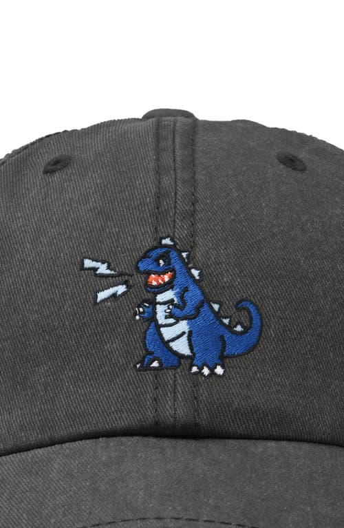 Dalix Big Lizard Cap In Washed Gray